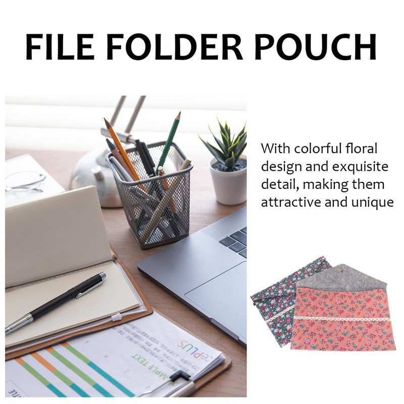 Plišani organizator za pohranu dokumenata veličine A4 veličine A4 za pohranu dokumenata za poslovni dom (nasumični stil)