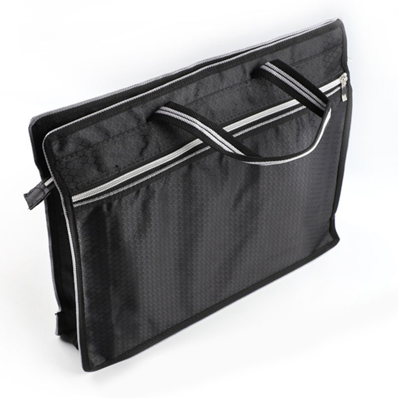 Irattáska cipzáras tasak kézitáska aktatáska diák hordtáska iskolai irodaszerek számára EM88