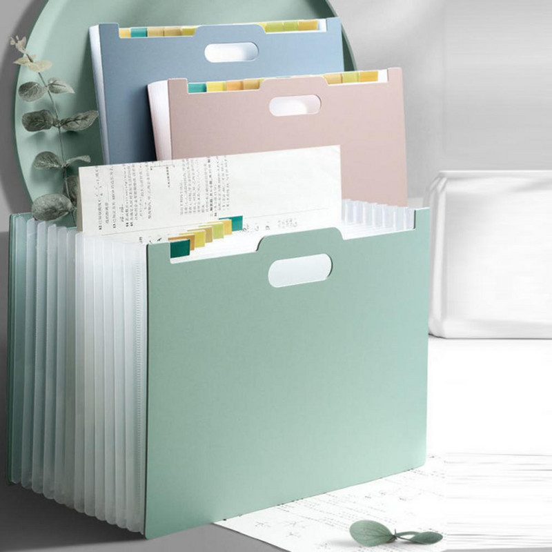 Mapa s datotekama Više stranica 13 džepova velikog kapaciteta Vodoravna/Okomita proširiva vrećica Papirnati dokument Harmonika Organizator datoteka