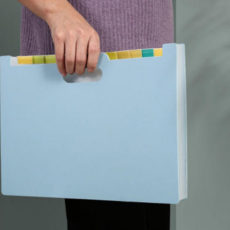 Mapa s datotekama Više stranica 13 džepova velikog kapaciteta Vodoravna/Okomita proširiva vrećica Papirnati dokument Harmonika Organizator datoteka