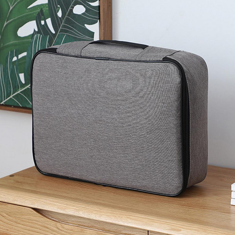 Dokumentų krepšys Patvarus vandeniui atsparus daugkartinis lauko užsiėmimų dokumentų krepšys, skirtas saugiai surašyti.