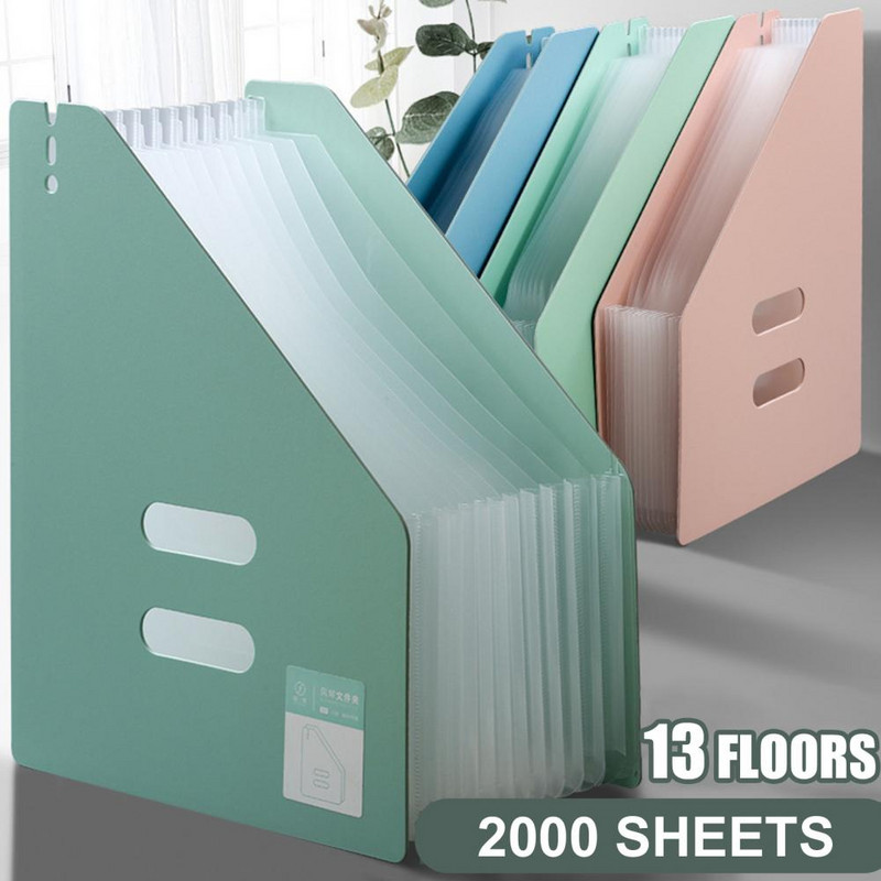 Katkenemisvastane failikorraldaja mitme leheküljega kaasaskantav dokumendikaust Faili kviitungi test paberdokumendi kaust