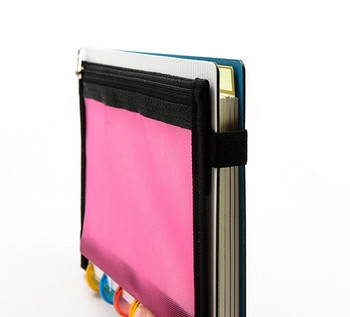 Κάλυμμα σημειωματάριου Α5 Τσάντα φερμουάρ Pp Υλικό Business Fashion Diary Βιβλίο αποθήκευσης Τσάντα μανιτάρι Τρύπα με χαλαρά φύλλα Τσάντα αρχείου Χάρτινοι φάκελοι