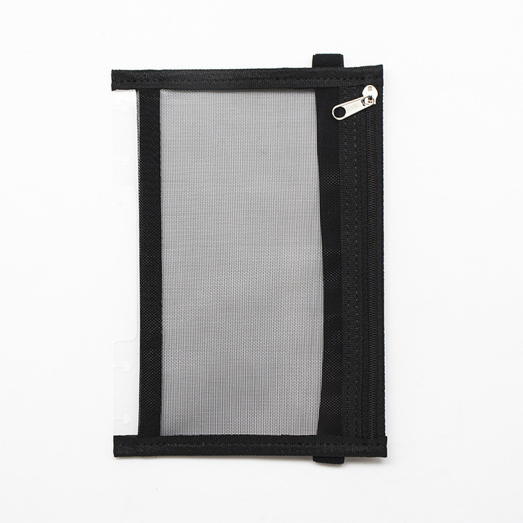 A5 Notepad Cover Vreća s patentnim zatvaračem Pp Materijal Poslovna moda Dnevnik Torba za pohranu knjiga Rupa od gljiva Vreća s datotekama s otvorenim listovima Papirnate mape