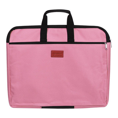 Izdržljiva dvoslojna knjiga, A4 torba za dokumente, držač mape s ručkom, patentni zatvarač, vodootporna platnena torbica velikog kapaciteta