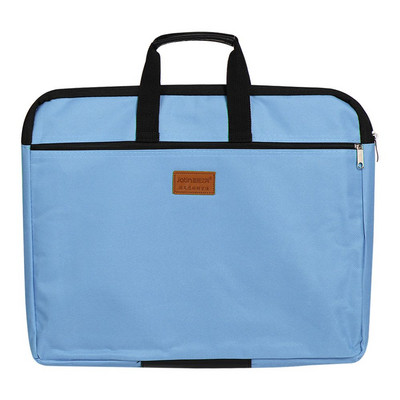 Izdržljiva dvoslojna knjiga, A4 torba za dokumente, držač mape s ručkom, patentni zatvarač, vodootporna platnena torbica velikog kapaciteta