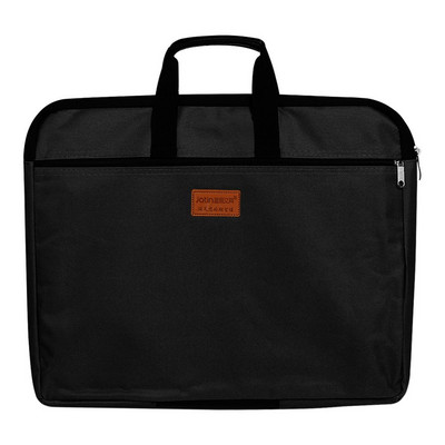 Izdržljiva dvoslojna knjiga, A4 torba za dokumente, držač mape s ručkom, patentni zatvarač, vodootporna platnena torbica velikog kapaciteta