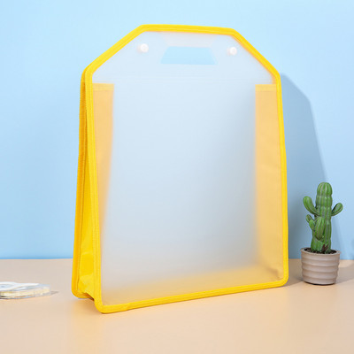 Umotane platnene mape Prijenosna pohrana Novi veliki kapacitet prozirna matirana preša Torba za datoteke s kopčom Mape s datotekama za učenje učenika