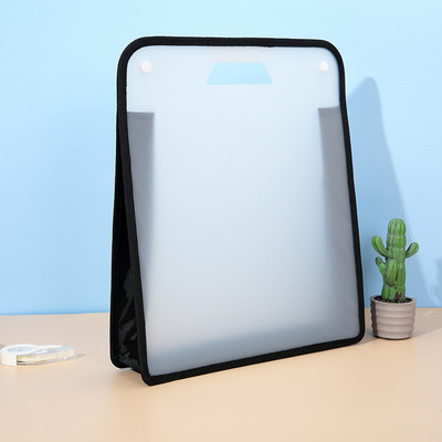 Umotane platnene mape Prijenosna pohrana Novi veliki kapacitet prozirna matirana preša Torba za datoteke s kopčom Mape s datotekama za učenje učenika