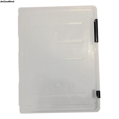 Držač datoteka A4 Prozirna Kutija za pohranu otporna na prašinu Razvrstavanje datoteka Prijenosni A4 organizator papira Kutija za dokumente Uredski stol Stol