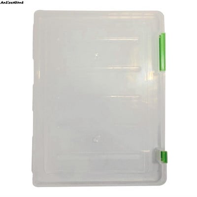 Držač datoteka A4 Prozirna Kutija za pohranu otporna na prašinu Razvrstavanje datoteka Prijenosni A4 organizator papira Kutija za dokumente Uredski stol Stol