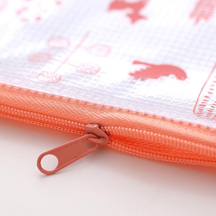 1PC Vodootporna sklopiva rešetka Kawaii A4 mapa datoteka stol papir papir organizator torba za pohranu ured školski pribor