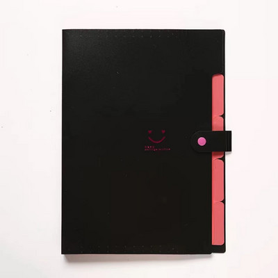 Μέγεθος A4 Πλαστικό Πολύχρωμο Επεκτάσιμο Φορητό Φάκελο Αρχείων 5 Τσέπες Ακορντεόν Οργανωτής Εγγράφων για Σχολικό Γραφείο Σπίτι