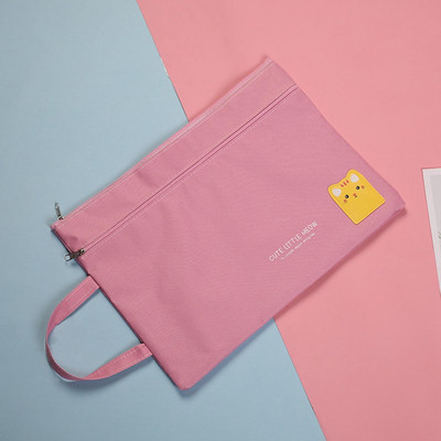 Cartoon Oxford tkanina A4 Držač datoteka Dvoslojni dokumenti Džepna torbica za datoteke Torbica za datoteke Ured Školski pribor Stolni organizator