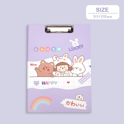 Crtić Anime A4 mapa datoteka Međuspremnik Podloga za bilješke Isječak Tvrda ploča Test papir Organizator Školski pribor Uredski materijal