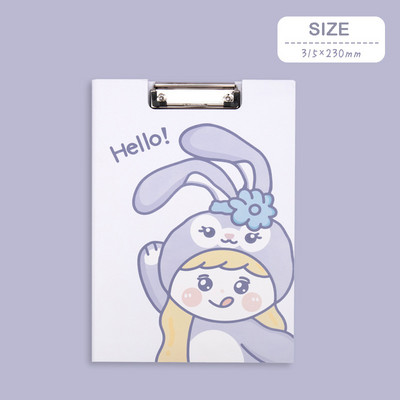 Crtić Anime A4 mapa datoteka Međuspremnik Podloga za bilješke Isječak Tvrda ploča Test papir Organizator Školski pribor Uredski materijal