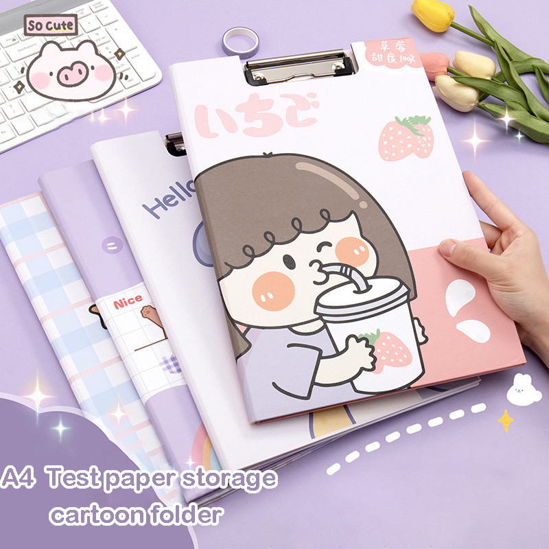 Crtić Anime A4 mapa datoteka Međuspremnik Podloga za bilješke Isječak Tvrda ploča Test papir Organizator Školski pribor Uredski materijal