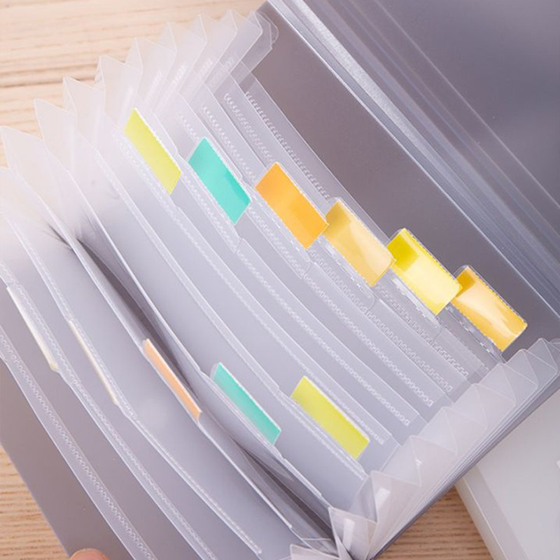 Mini geantă portabilă pentru organe A6 Dosar cu design simplu cu snap, Rechizite de birou pentru studenți, Bill Bill, Geantă pentru carte de depozitare multifuncțională