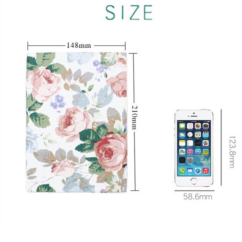 Estetski omot za bilježnicu Meki uvez Kućni dekor Zaštita za listove Biblija Tekstilna torbica za knjige o domaćinstvu