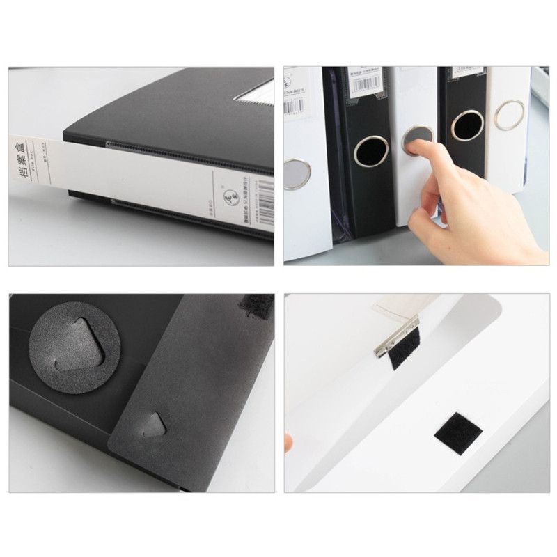 Nešiojami A4 formato failų tvarkyklės aplankai, tinkantys bet kokio dydžio popieriams. Paprasta ant stalo stovi failų tvarkyklės dėžutė verslui