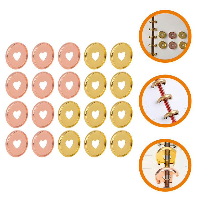 Džepna knjiga Gljiva Kopča Diskovi za uvez dnevnika Binder Srce DIY pribor Planer Alati Kopče Planer nabave