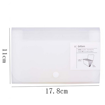 Φάκελος αρχείου A6 Φάκελος 13 τσέπες Πλαστικός θήκη αποδείξεων οργάνωσης εγγράφων Πολυλειτουργικός φάκελος επέκτασης αρχείων Αναλώσιμα γραφείου