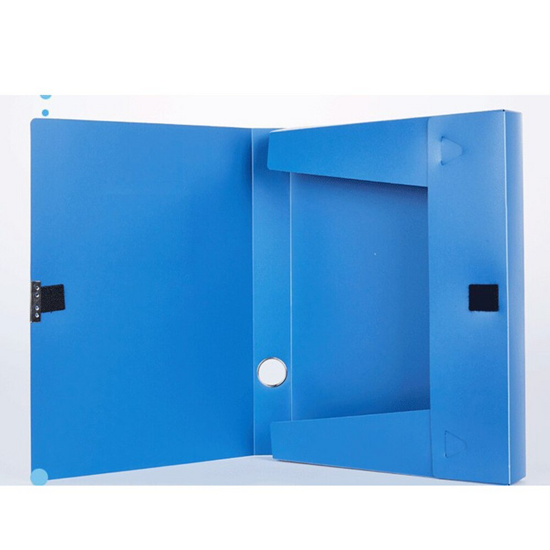 Storas nešiojamas A4 PP dokumentų rinkmenų dėžutė Lengvas verslo failų aplanko laikymo krepšys A4 formato popieriniams mokykliniams biuro reikmenims