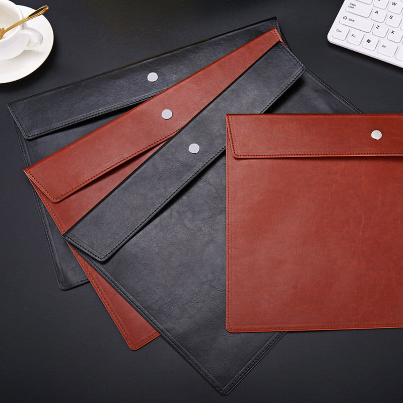 EZONE 32.5*24.5CM A4 Poslovna kožna mapa Torba za dokumente Jednostavna datoteka s podacima Potvrda Torba za pohranu Uredski materijal Poklon