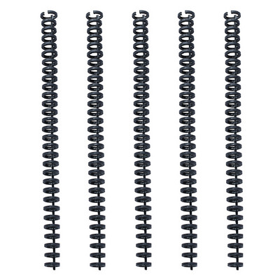 5kom uvez, hrptovi, spirale, češljasti uvezi, spiralne zavojnice za bilježnice (nasumične boje)