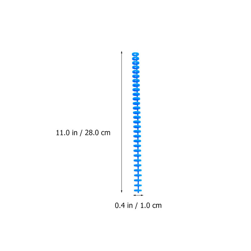 5kom uvez, hrptovi, spirale, češljasti uvezi, spiralne zavojnice za bilježnice (nasumične boje)