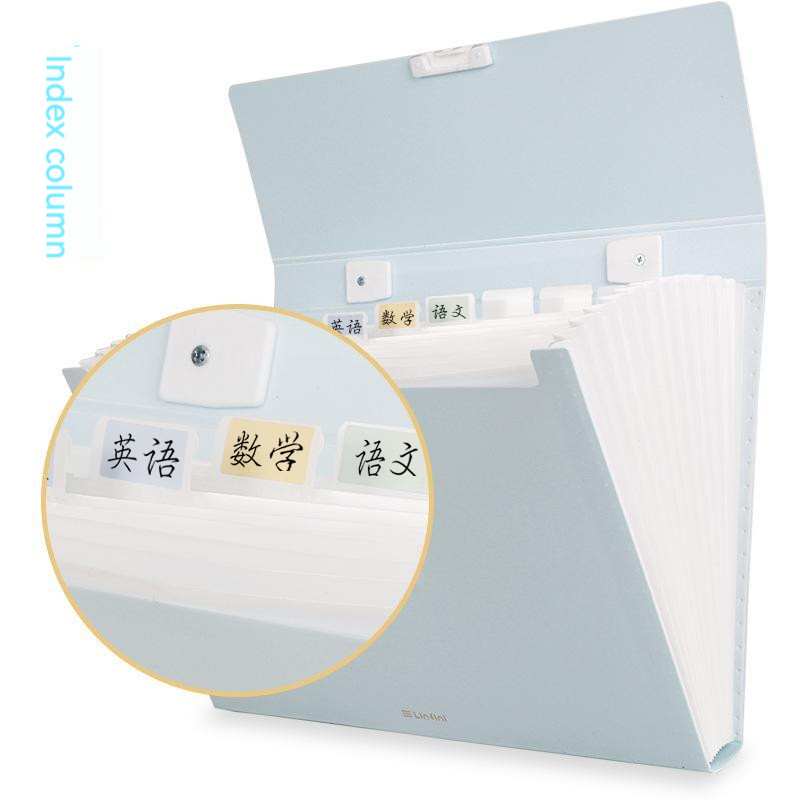 Torbica za orgulje na 13. katu Mala svježa višeslojna torbica za datoteke Mapa Materijali za studente A4 mapa Završna obrada uredskog stola