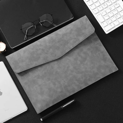 Retro spalvos A4 dokumentų failų aplankas, minkštas vandeniui atsparus PU odinis vokų aplankas, plečiantis failų tvarkyklės aplankas