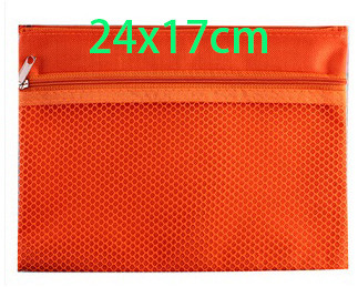 A5 poliesterska torbica s patentnim zatvaračem, platnena mrežasta mala torbica za račune za stacionarnu uredsku upotrebu