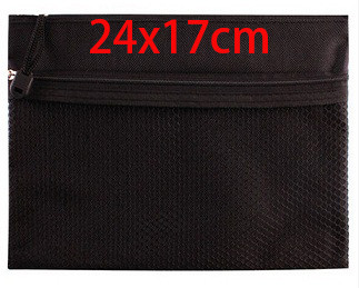 A5 poliesterska torbica s patentnim zatvaračem, platnena mrežasta mala torbica za račune za stacionarnu uredsku upotrebu