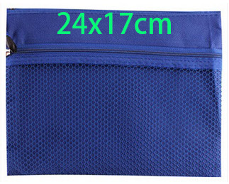 A5 poliesterska torbica s patentnim zatvaračem, platnena mrežasta mala torbica za račune za stacionarnu uredsku upotrebu