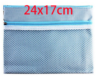 A5 poliesterska torbica s patentnim zatvaračem, platnena mrežasta mala torbica za račune za stacionarnu uredsku upotrebu