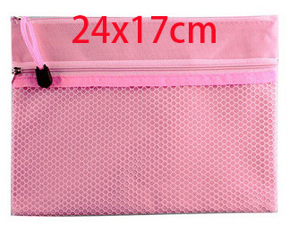 A5 poliesterska torbica s patentnim zatvaračem, platnena mrežasta mala torbica za račune za stacionarnu uredsku upotrebu