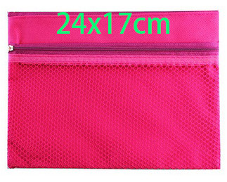 A5 poliesterska torbica s patentnim zatvaračem, platnena mrežasta mala torbica za račune za stacionarnu uredsku upotrebu