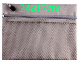 A5 poliesterska torbica s patentnim zatvaračem, platnena mrežasta mala torbica za račune za stacionarnu uredsku upotrebu