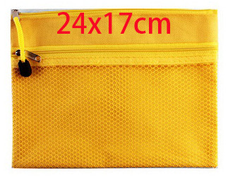 A5 poliesterska torbica s patentnim zatvaračem, platnena mrežasta mala torbica za račune za stacionarnu uredsku upotrebu