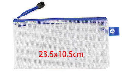 A5 poliesterska torbica s patentnim zatvaračem, platnena mrežasta mala torbica za račune za stacionarnu uredsku upotrebu