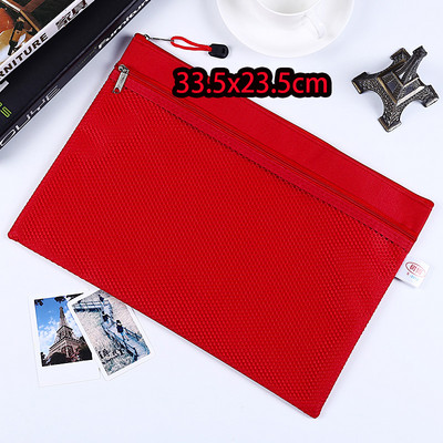 A5 poliesterska torbica s patentnim zatvaračem, platnena mrežasta mala torbica za račune za stacionarnu uredsku upotrebu