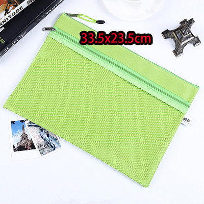 A5 poliesterska torbica s patentnim zatvaračem, platnena mrežasta mala torbica za račune za stacionarnu uredsku upotrebu