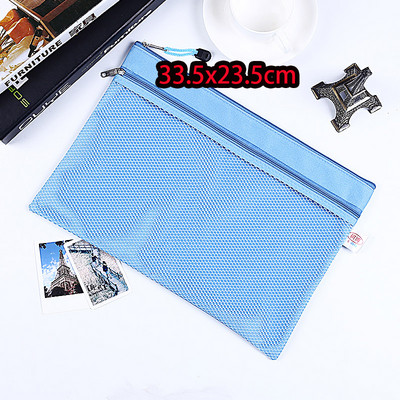 A5 poliesterska torbica s patentnim zatvaračem, platnena mrežasta mala torbica za račune za stacionarnu uredsku upotrebu