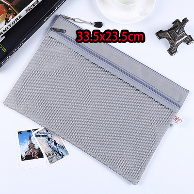 A5 poliesterska torbica s patentnim zatvaračem, platnena mrežasta mala torbica za račune za stacionarnu uredsku upotrebu