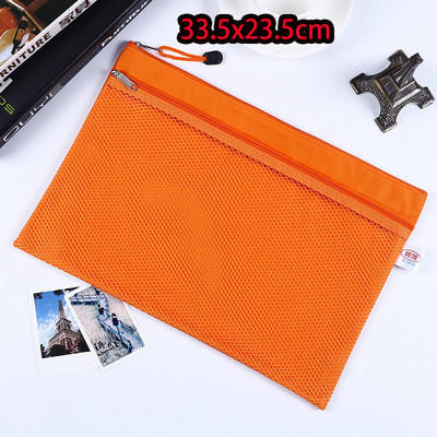 A5 poliesterska torbica s patentnim zatvaračem, platnena mrežasta mala torbica za račune za stacionarnu uredsku upotrebu