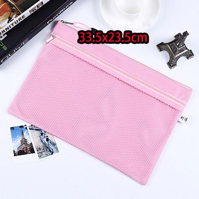 A5 poliesterska torbica s patentnim zatvaračem, platnena mrežasta mala torbica za račune za stacionarnu uredsku upotrebu