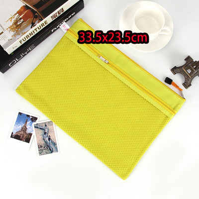 A5 poliesterska torbica s patentnim zatvaračem, platnena mrežasta mala torbica za račune za stacionarnu uredsku upotrebu