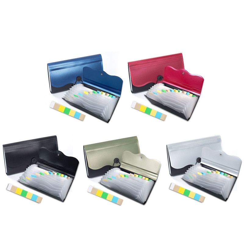 B5 Acordeon Folder Fișier de extindere Portofel Documente Organizator Carcasă Dosar chitanțe