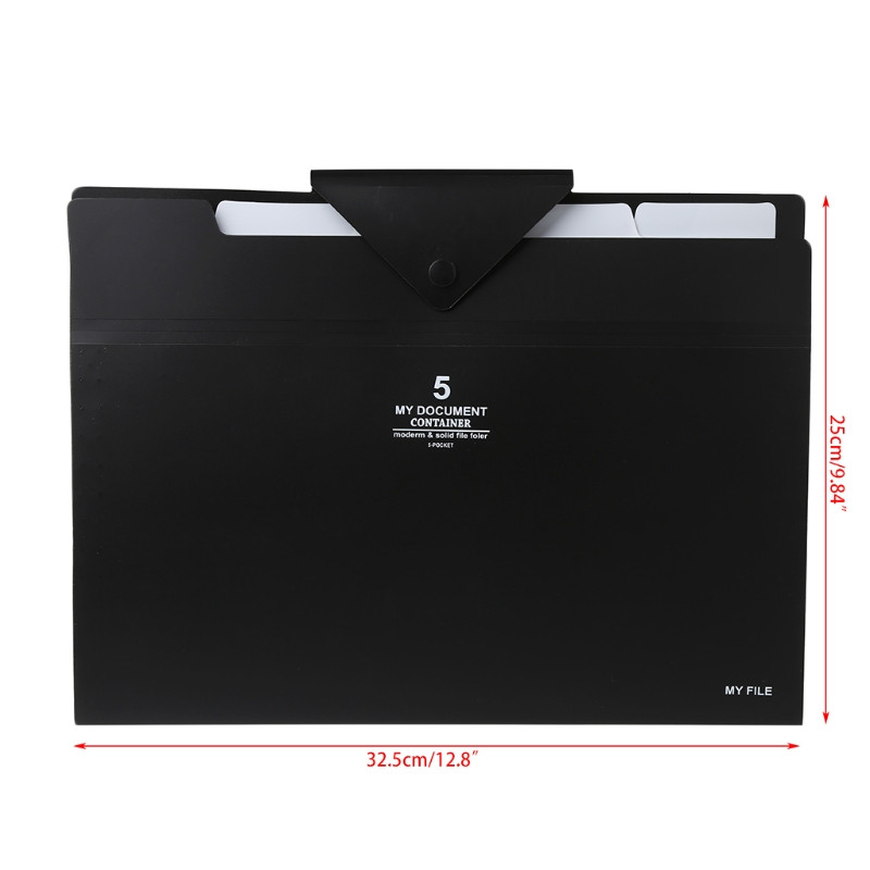 5-slojna proširiva mapa datoteka Vrećica za organe A4 Organizator Mapa za dokumente